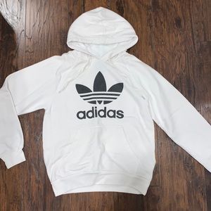 White Adidas Sweatshirt
